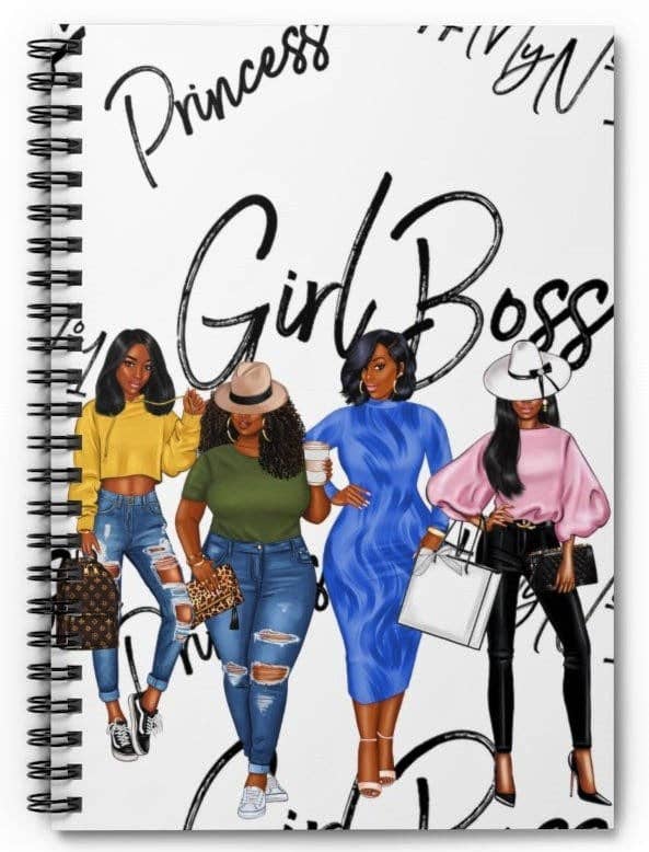 Girl Boss Spiral Bound Notebook