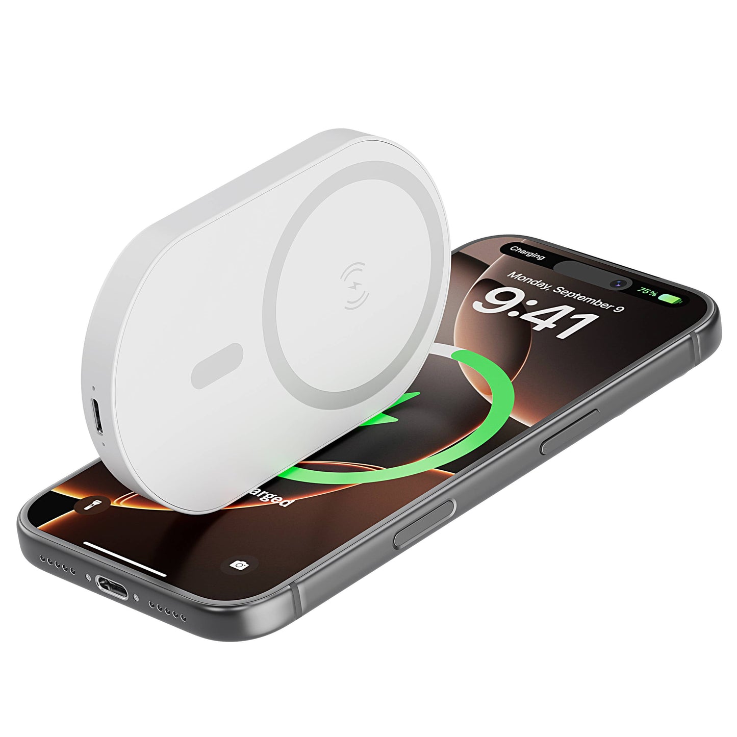 Magnetic Wireless 5000mAh Power Bank Fast Charge Ultra Slim