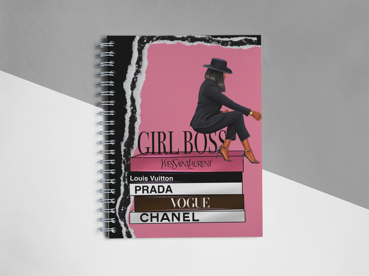 Girl Bossin Up Notebook