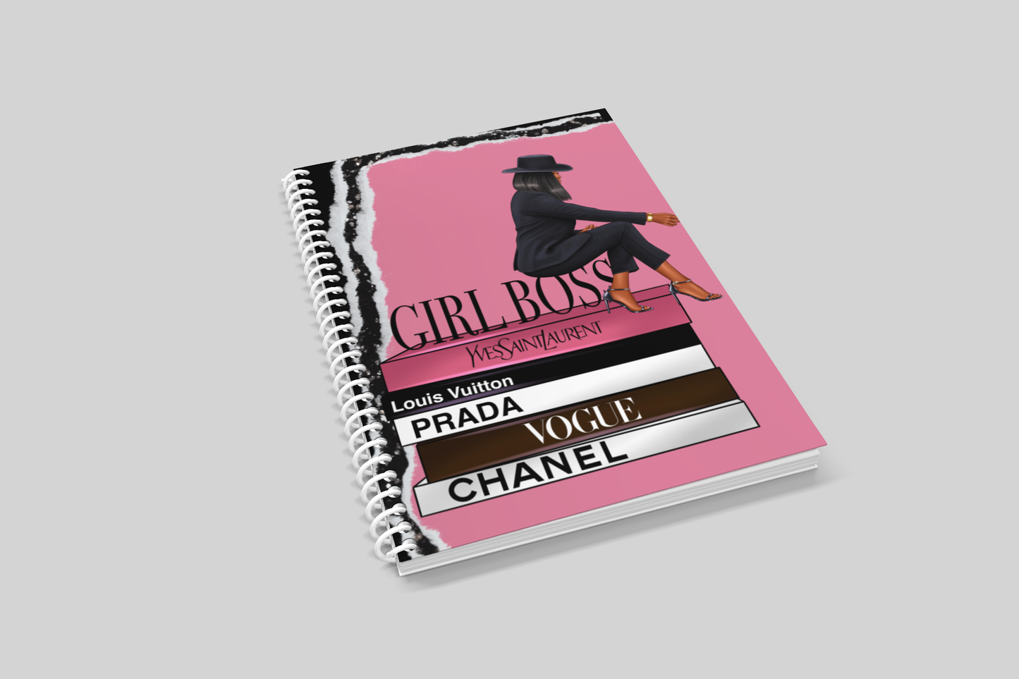 Girl Bossin Up Notebook