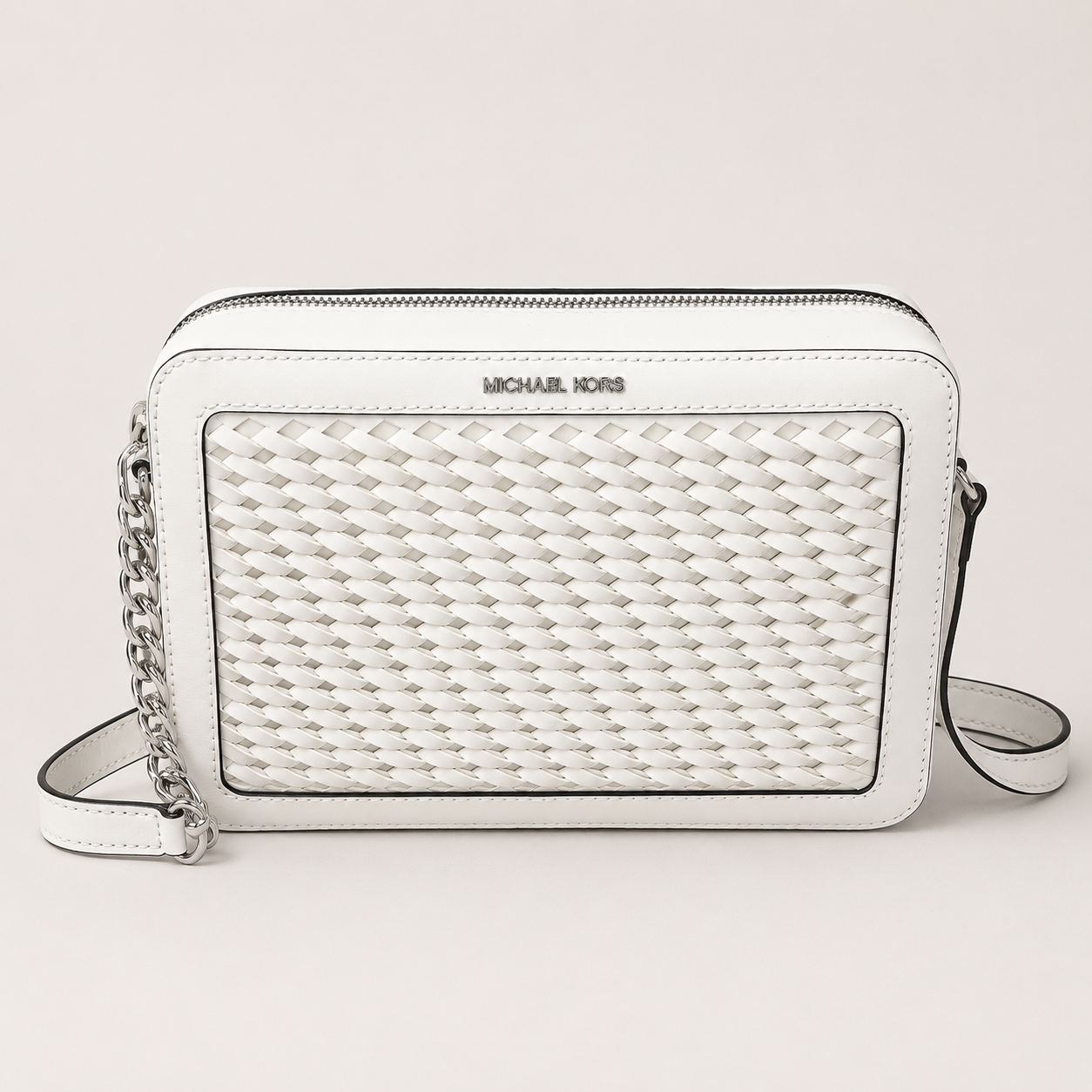 Michael Kors Woven Crossbody Bag
