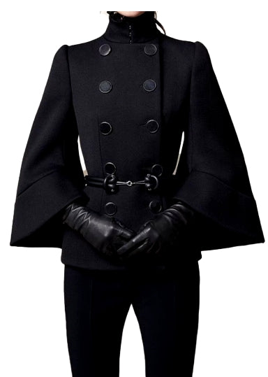 Black Jacket with flared sleeves