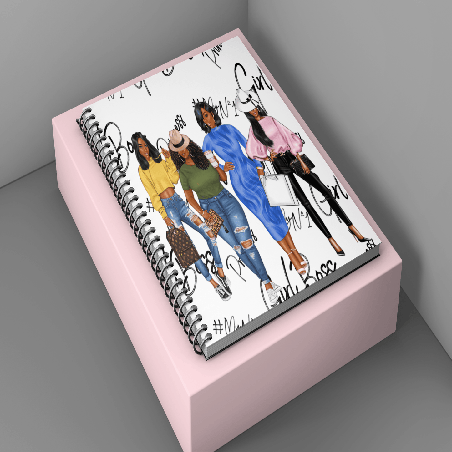 Girl Boss Spiral Bound Notebook