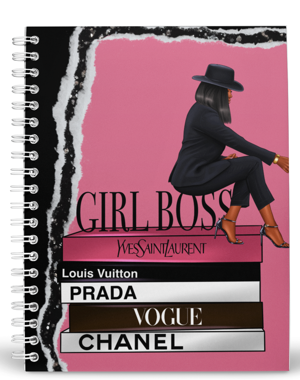 Girl Bossin Up Notebook