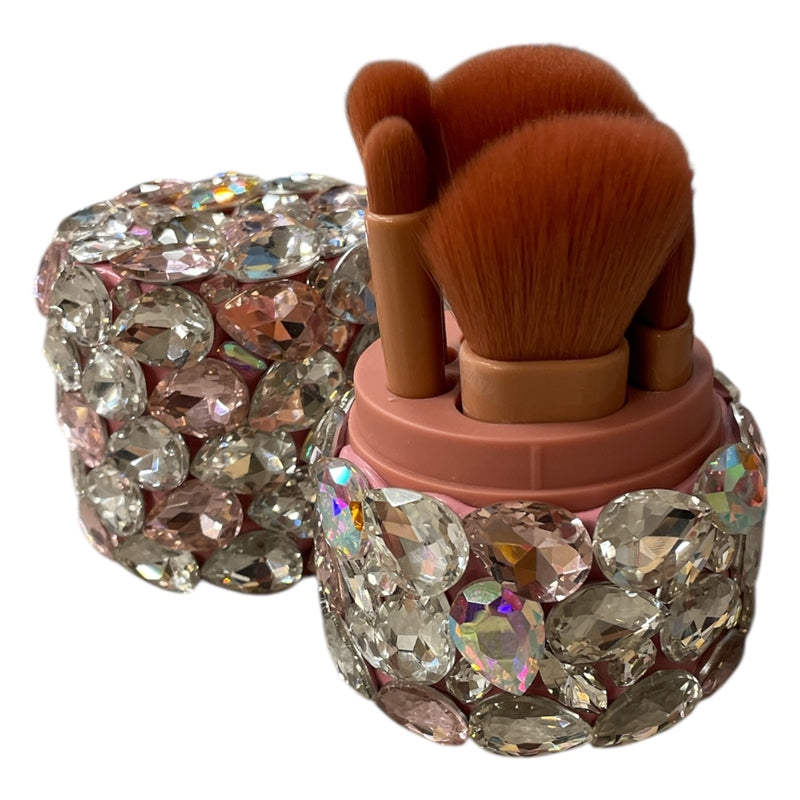Crystal Travel Make Up Brush Set