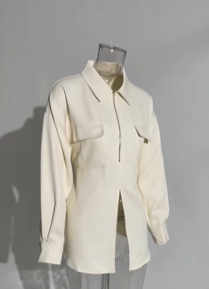 Zipper Blouse