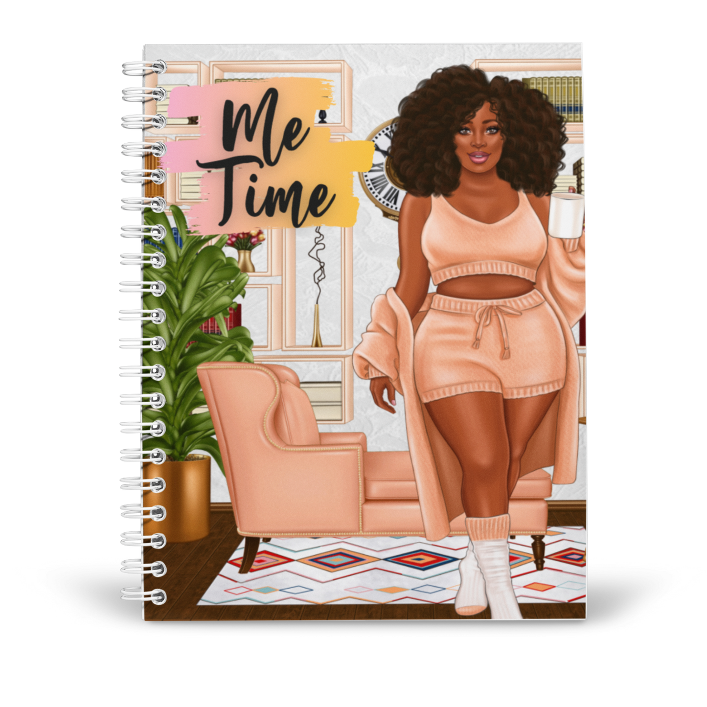 Me Time Custom-Made Lined Notebook
