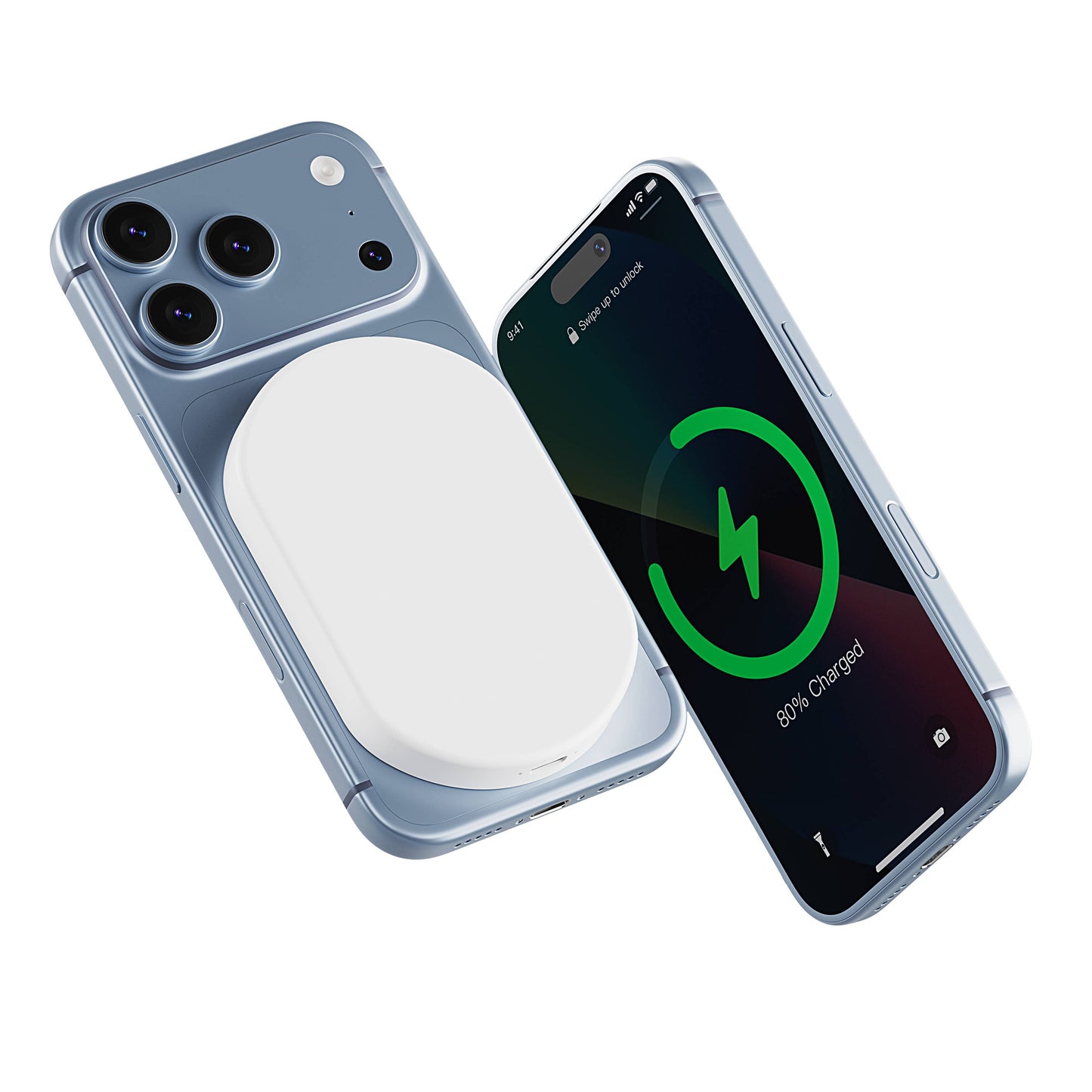 Magnetic Wireless 5000mAh Power Bank Fast Charge Ultra Slim