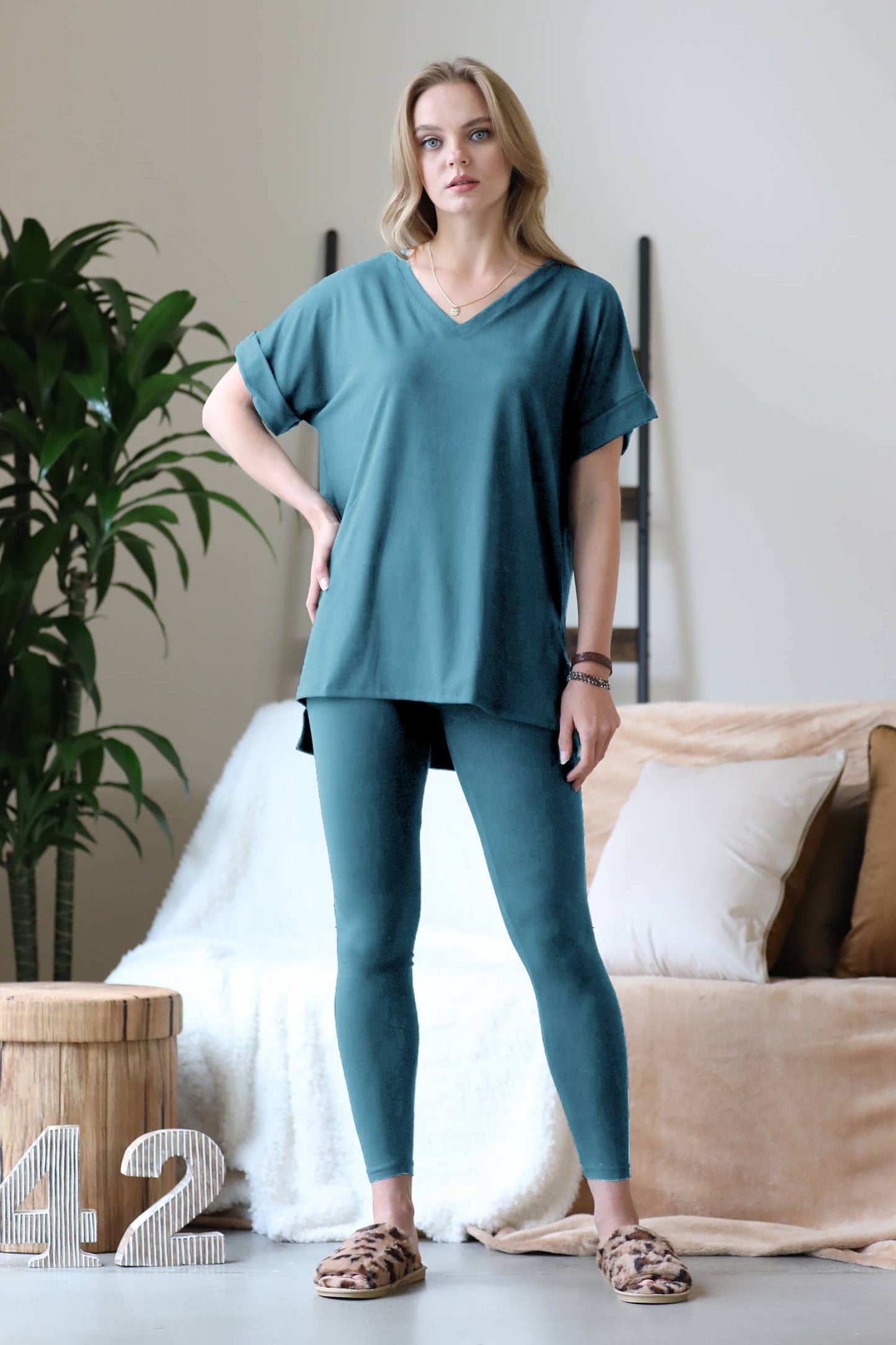 `Tunic & Leggings 2pc Set Zenana