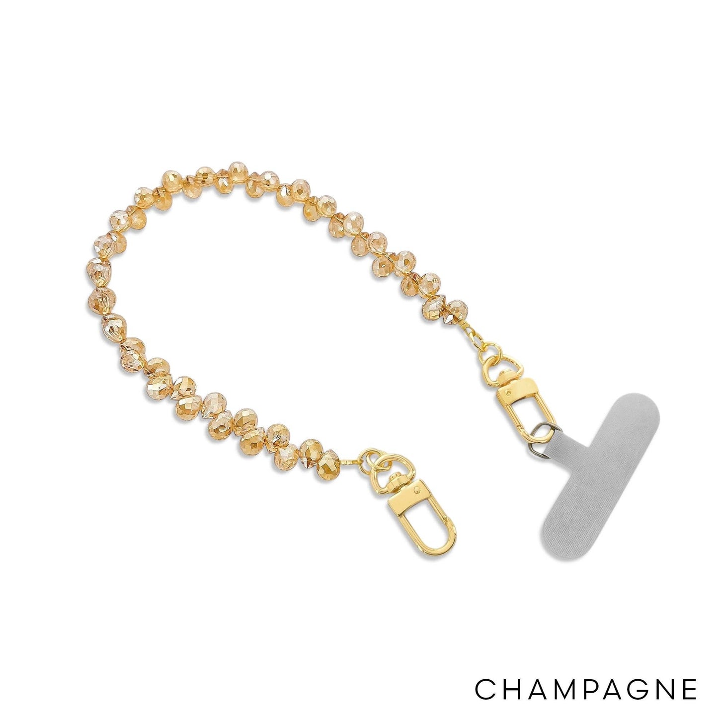 Teardrop Crystal Phone Strap
