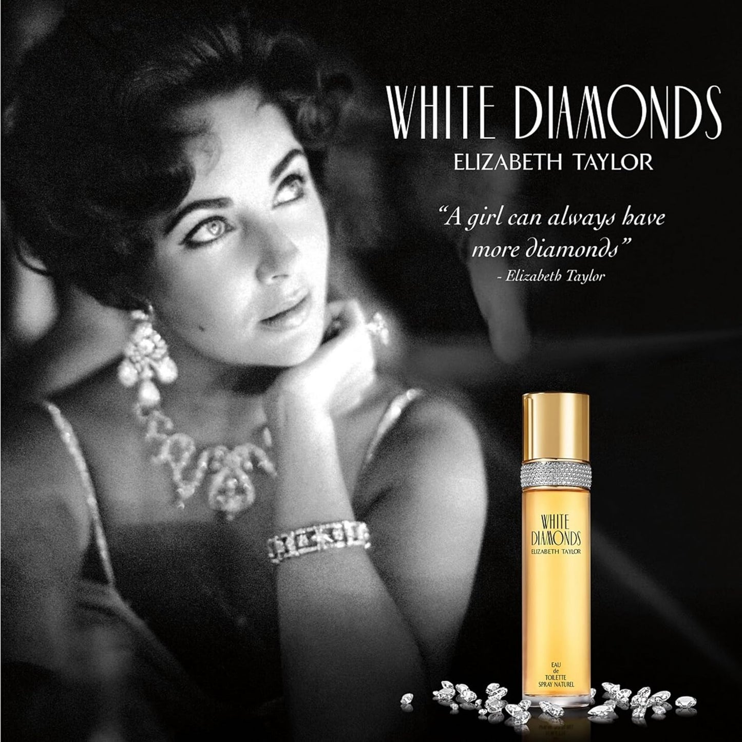 White Diamonds 3.3 oz Spray