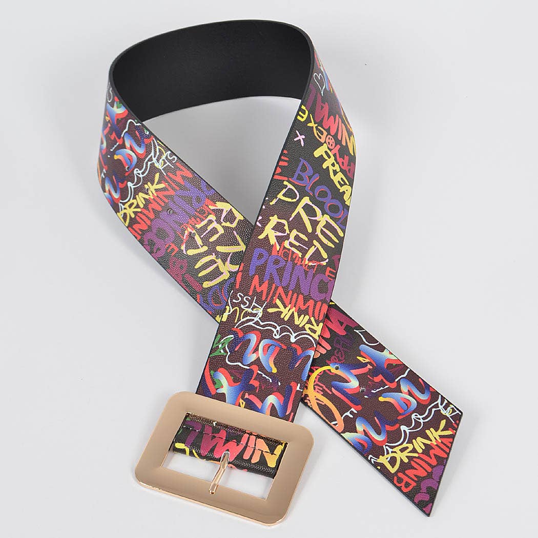 Graffiti Waist Belt
