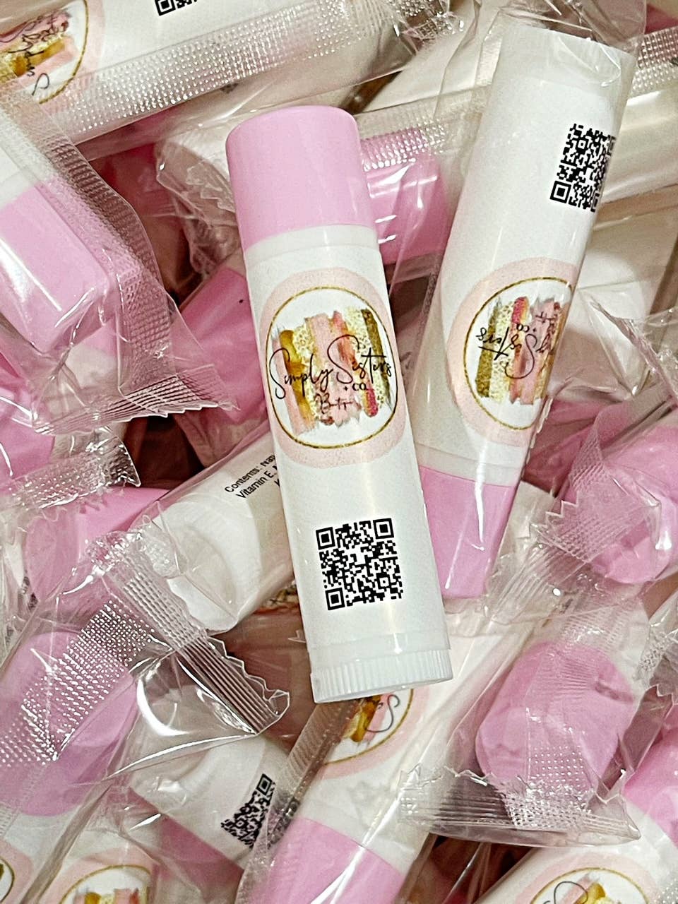 Wholesale | 100 pcs QR Code Logo Lip Balms with your logo