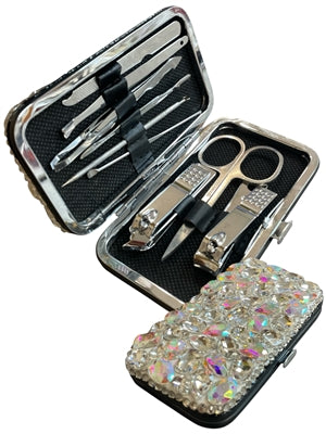 Chunky Crystal Travel Manicure Set