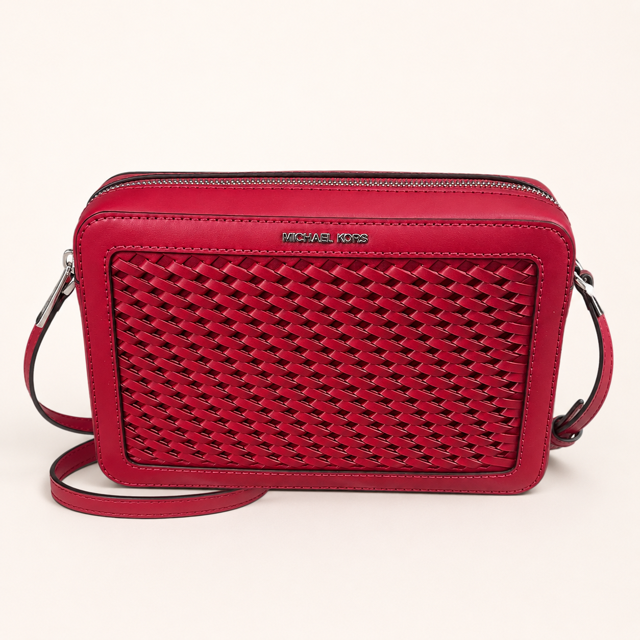 Michael Kors Woven Crossbody Bag