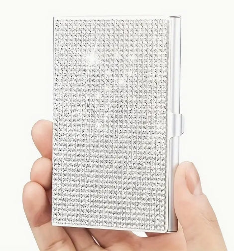 Rhinestone Business Card Holder