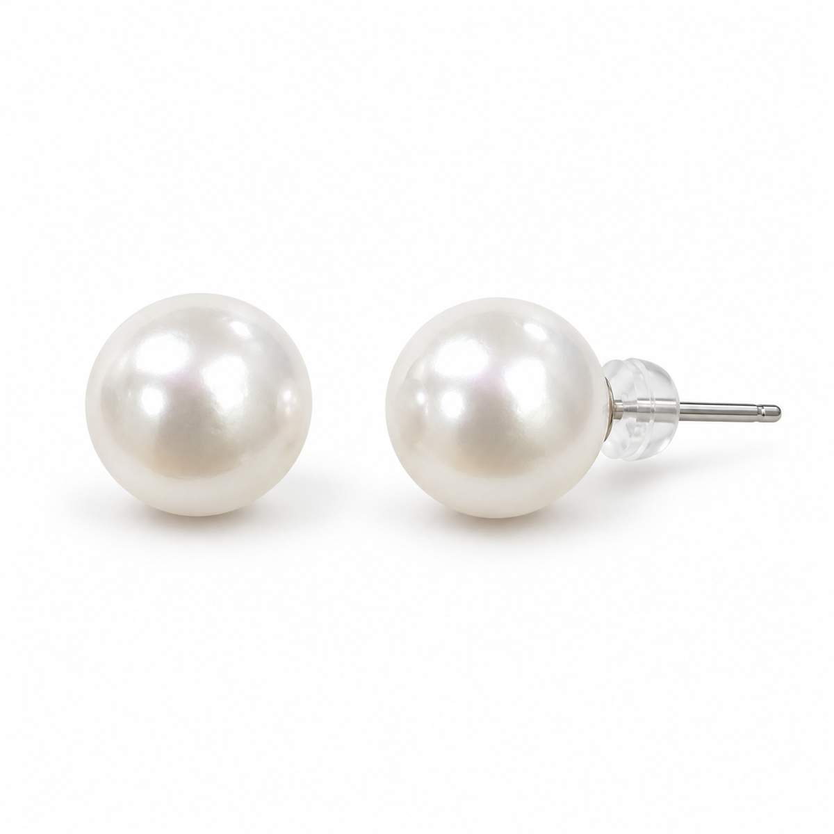 Classic Elegance Pearl-Look Stud Earrings
