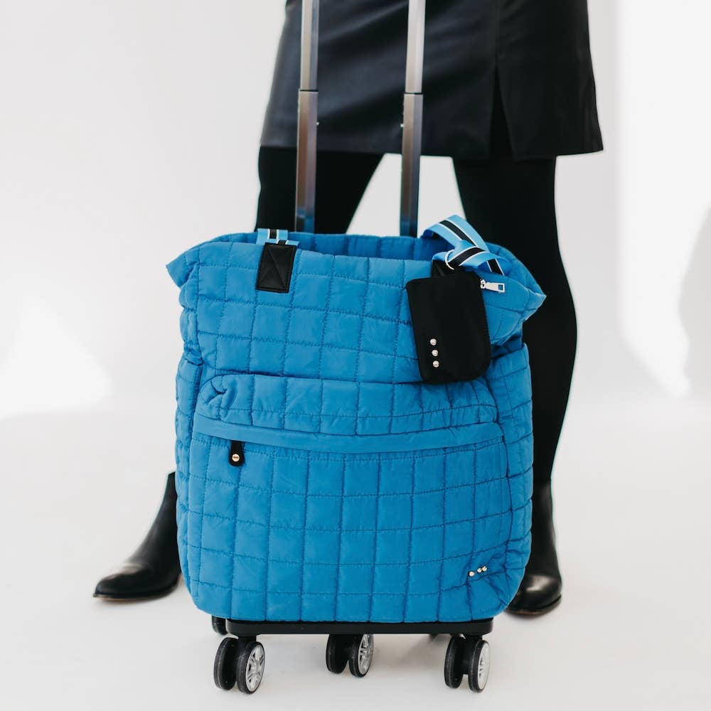 Quilted Tote Roller Bag