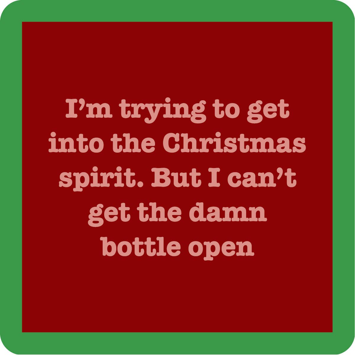 COASTER: XMAS Bottle