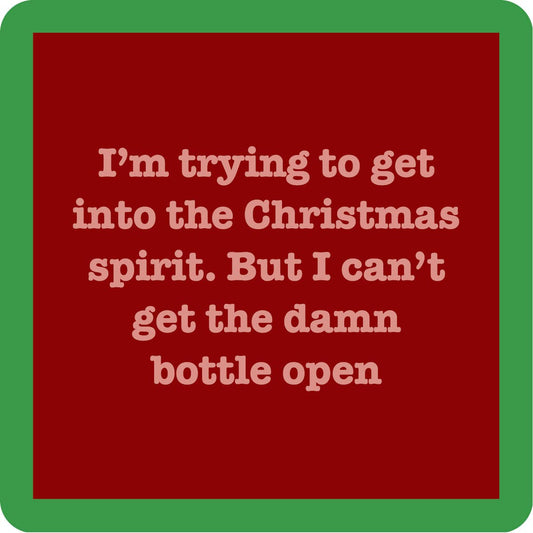 COASTER: XMAS Bottle