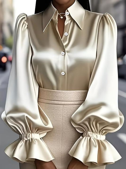 Bubble Sleeve Blouse