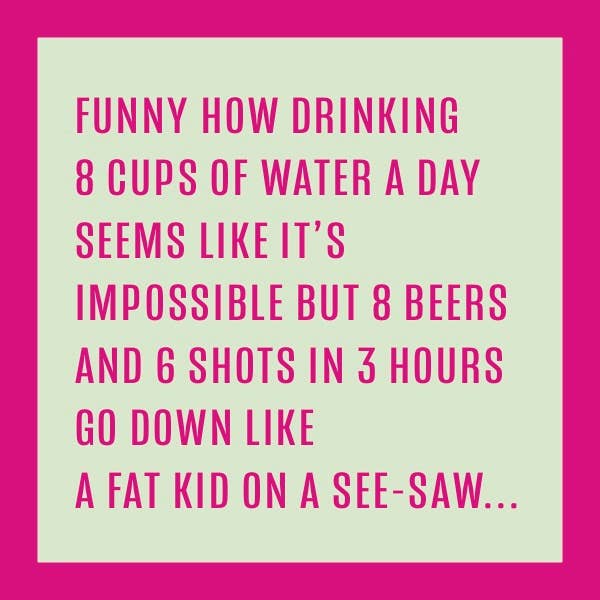 COASTER: 8 Cups Water