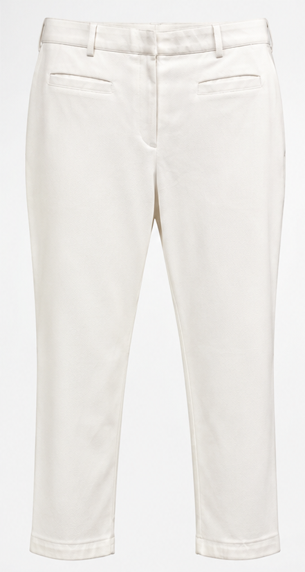 Ivory Tailored Crop Pants
