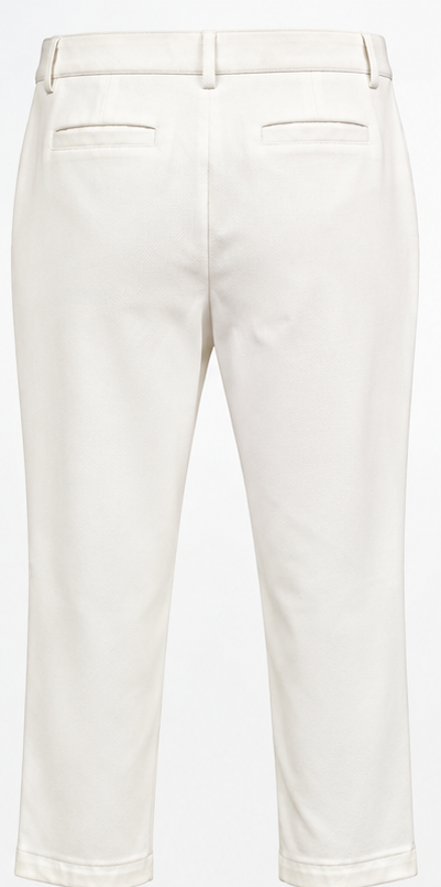 Ivory Tailored Crop Pants
