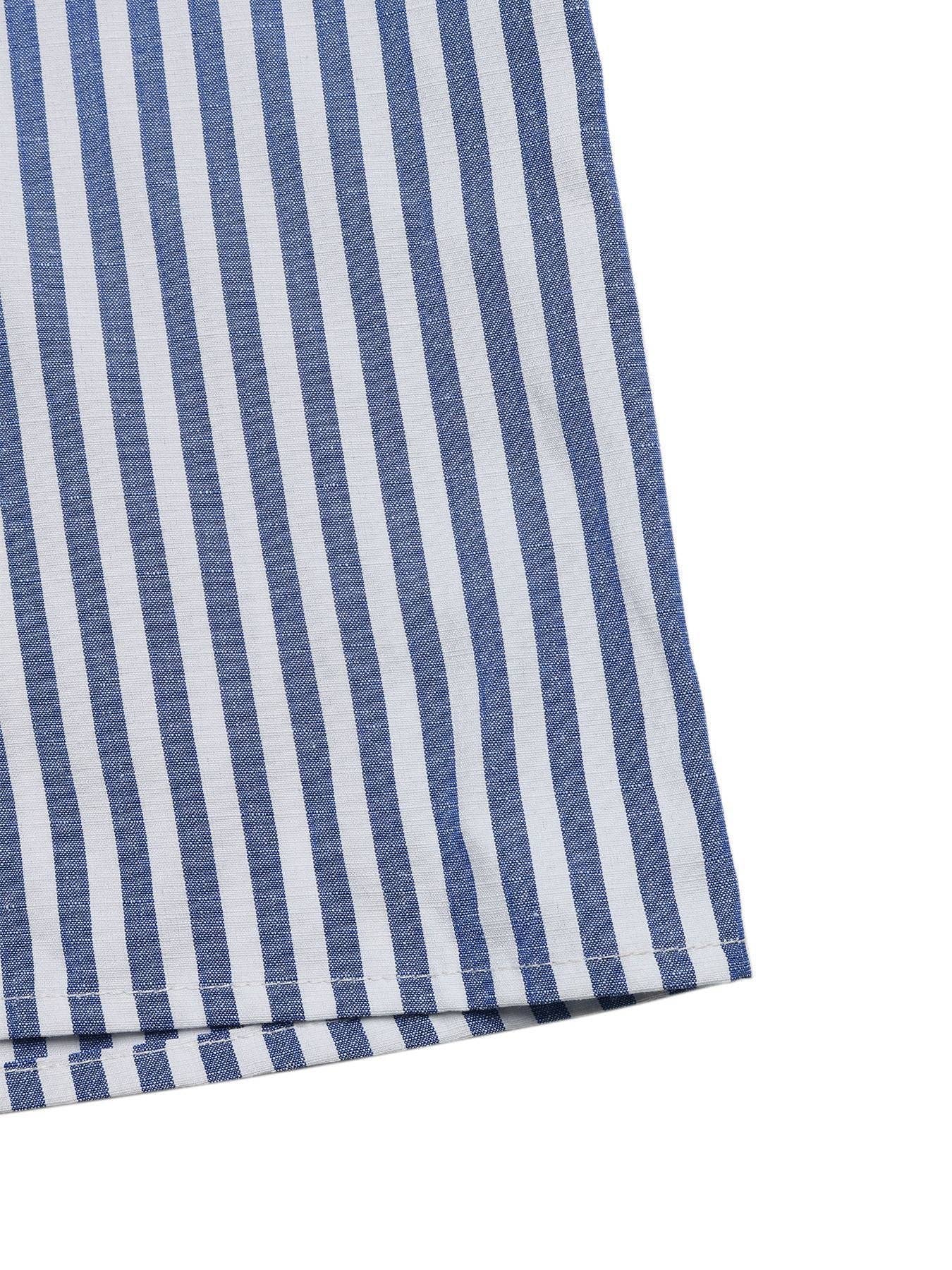 Striped Cutout Wide Leg Jumpsuit V Neck Summer Outfit