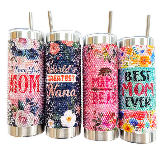 24oz Rhinestone Cup Mother's Day