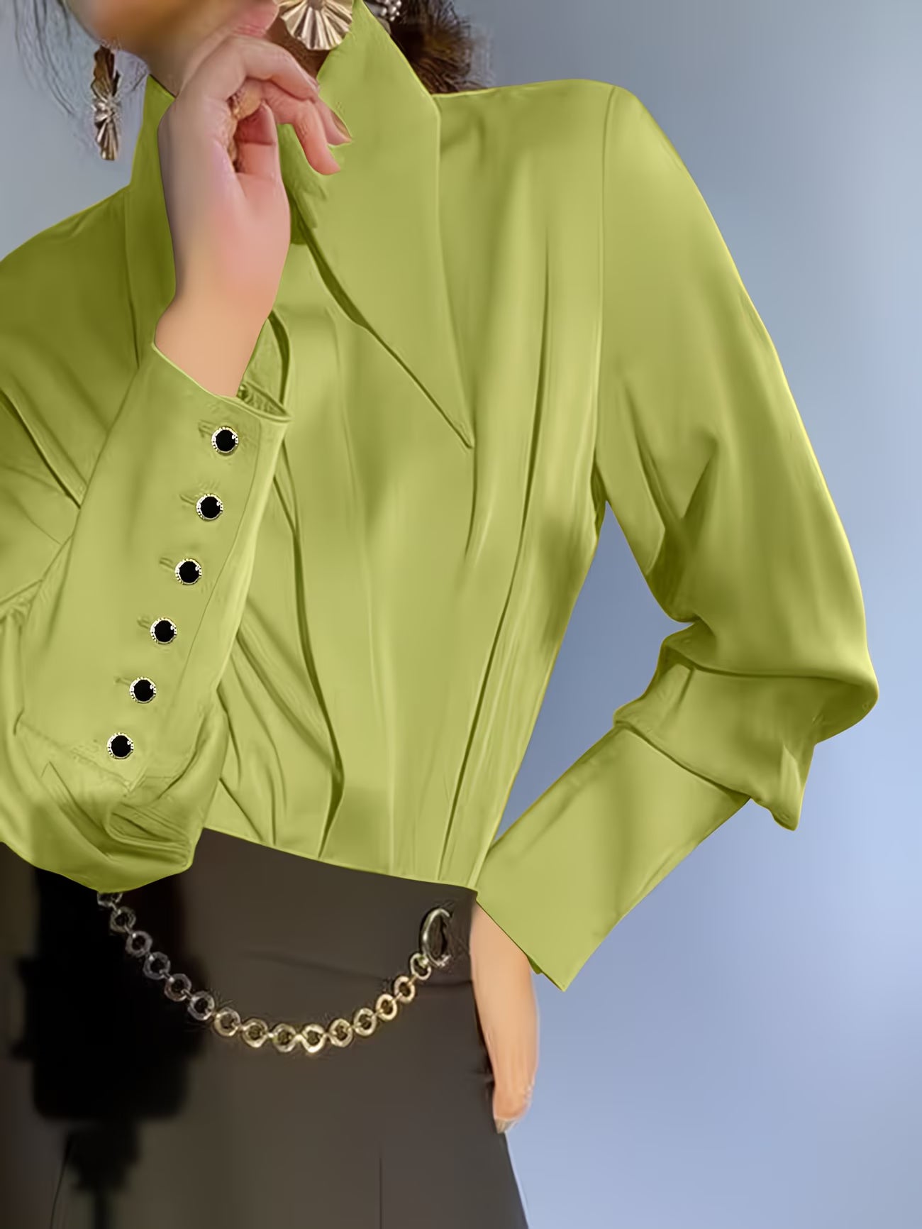 Large Collar Blouse