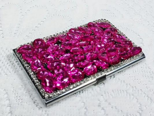 Rhinestone Business Card Holder