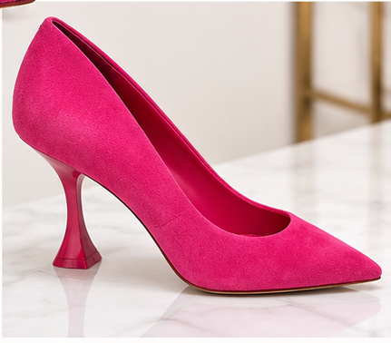 Vince Camuto Kamerna Suede Pumps – Fuchsia | Size 8.5