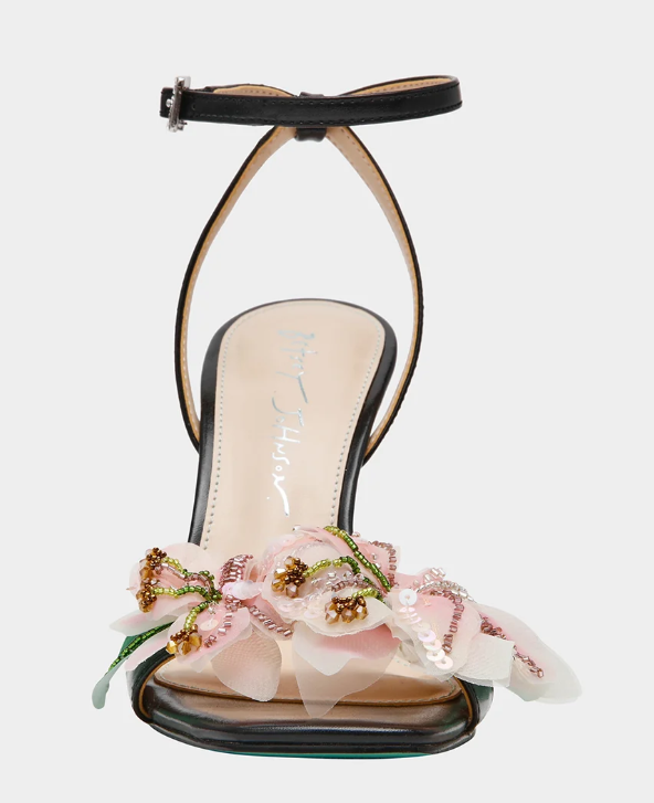 Betsy Johnson - Kasie Black Pearl Heel