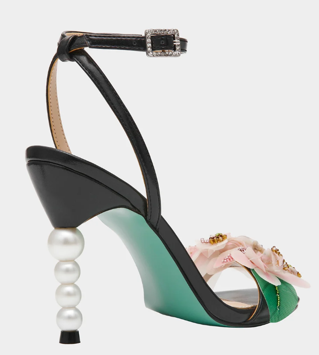 Betsy Johnson - Kasie Black Pearl Heel