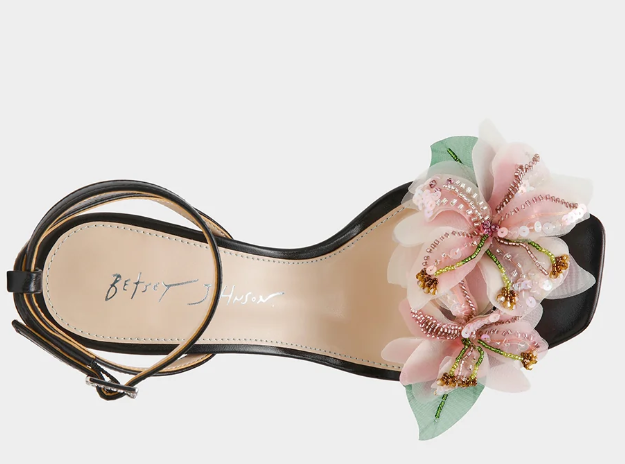 Betsy Johnson - Kasie Black Pearl Heel