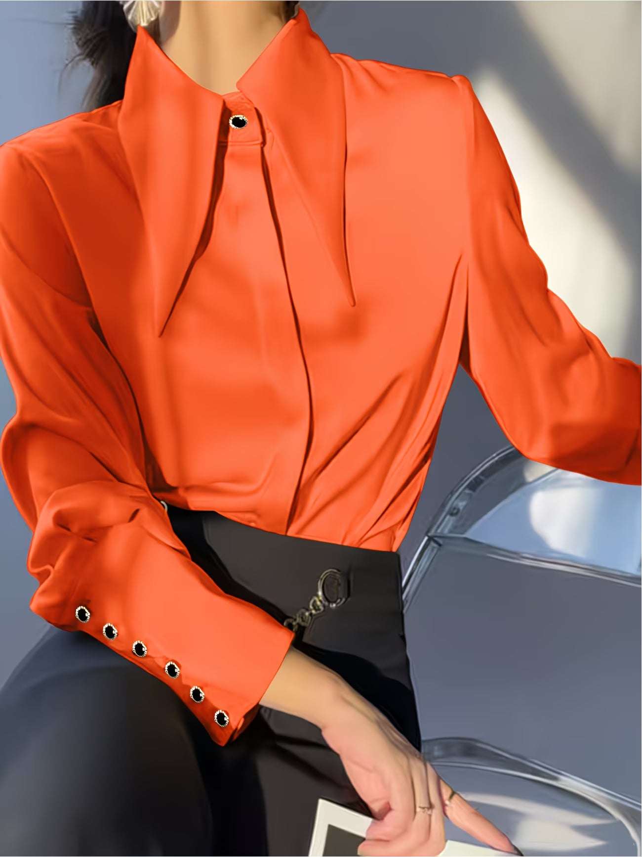Large Collar Blouse
